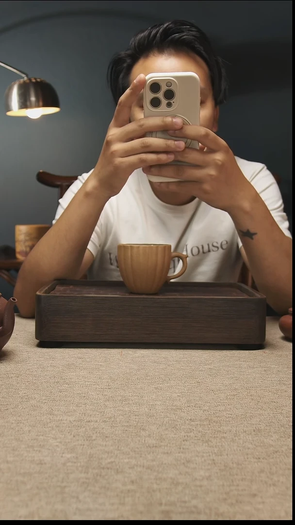 茶杯紫砂闲*喽宜兴紫砂