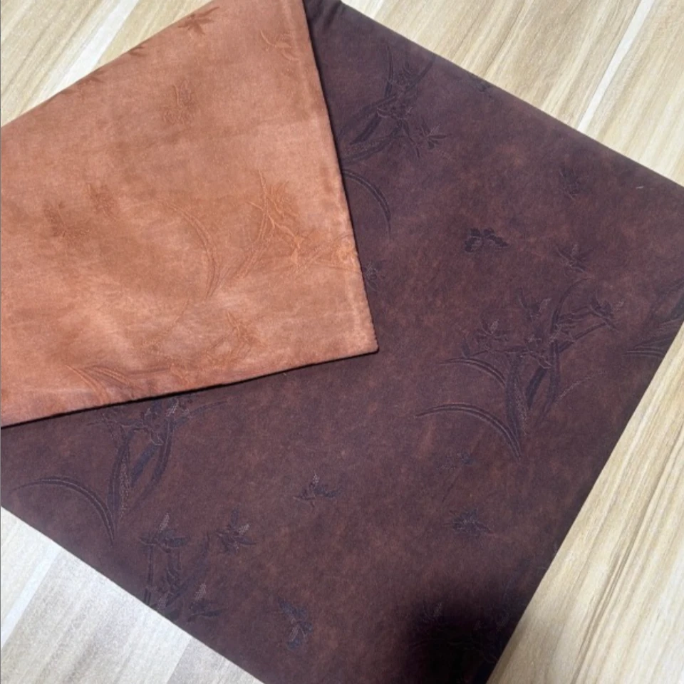 【斋居】【素心兰】红云纱茶席56*35（慢蓝S1047）