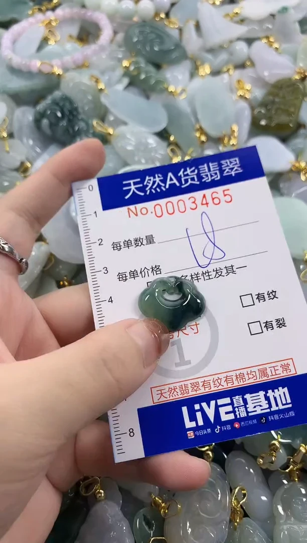 颈饰未镶嵌翡翠天然A货翡翠