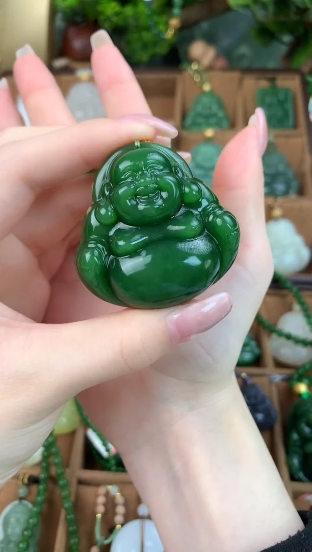 和田玉未镶嵌颈饰?****?吊坠45mm