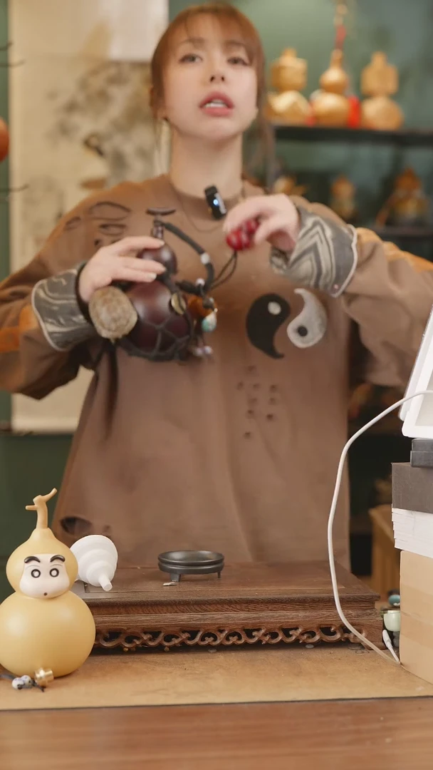 【闪购商品】309号精品天然大漆工艺防渗内胆酒葫芦~