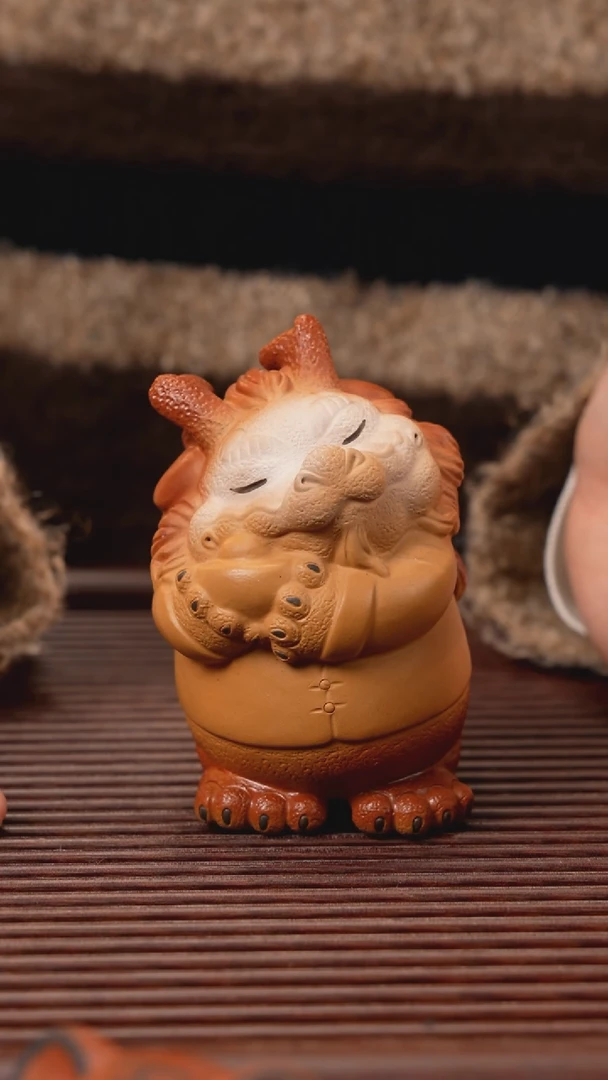 【闪购商品】紫砂茶宠小财迷龙