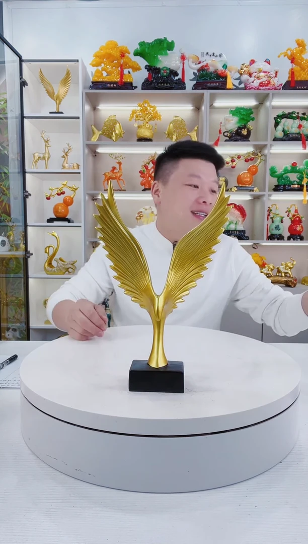 摆件金色大鹏展翅