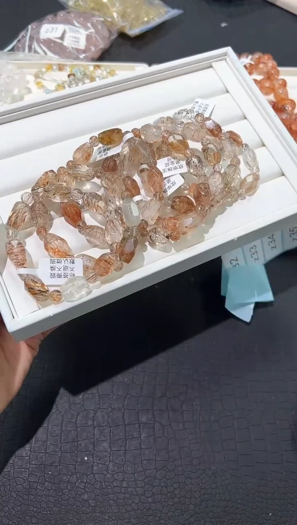 水晶手链未镶嵌32z多样性发其一【1条】默认微瑕