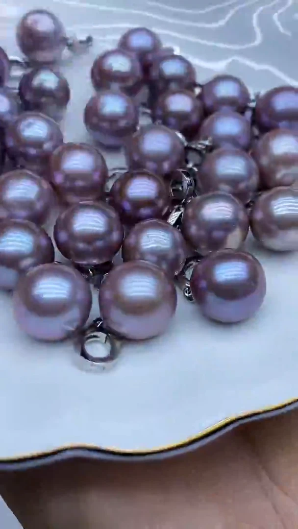 吊坠(不含链)银S925镶嵌淡水珍珠吊坠多样性发其一