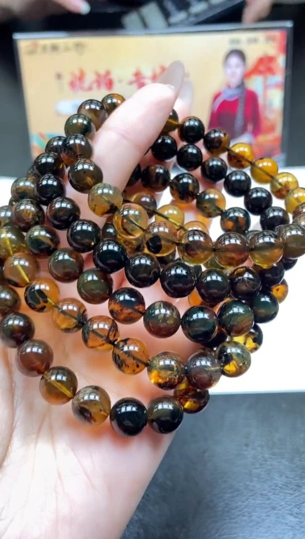 【闪购商品】琥珀手串未镶嵌天然琥珀27多样性发一