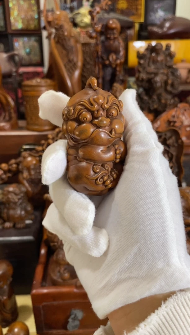 木小叶黄杨小件独角兽