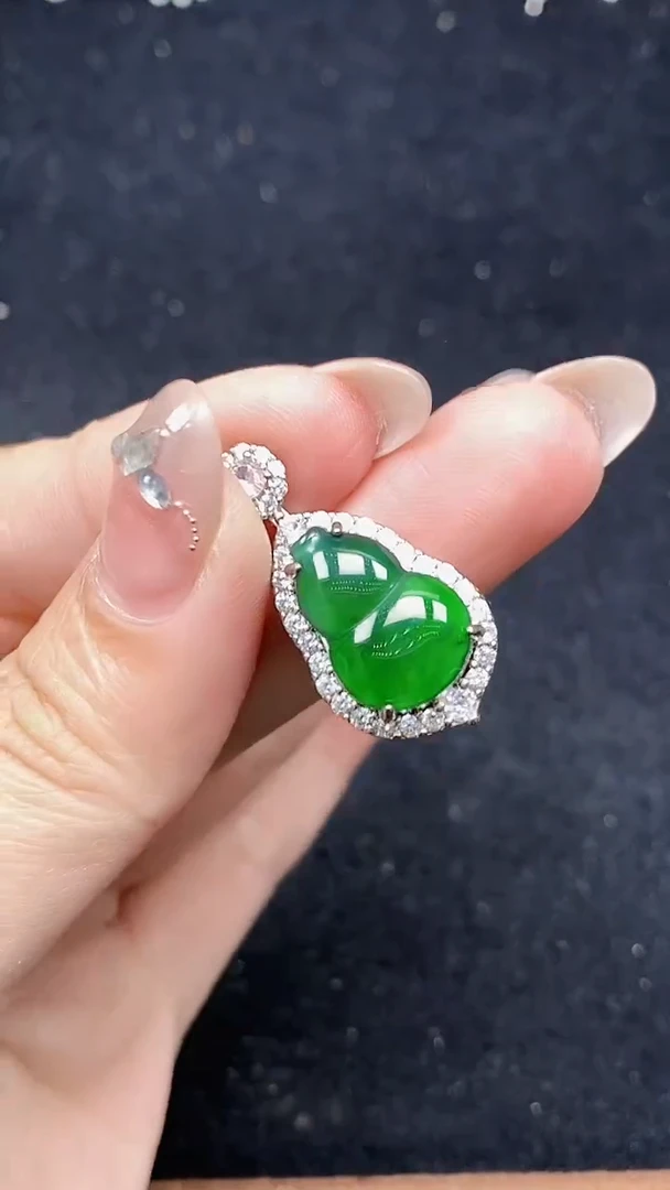 颈饰未镶嵌翡翠天然A货翡翠，保A保真