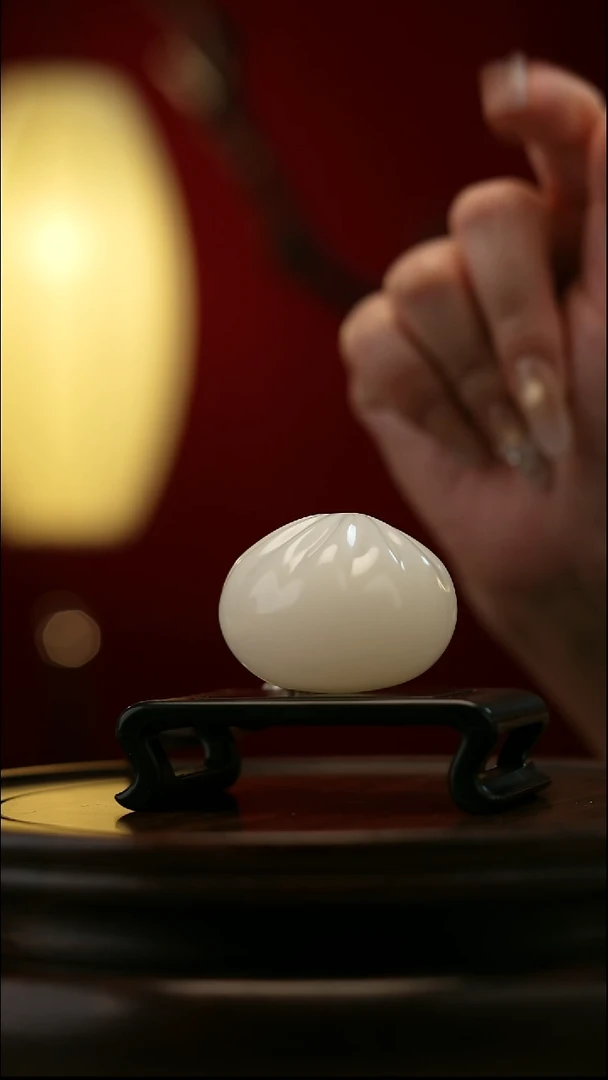 玉【小福包】天然玉石摆件