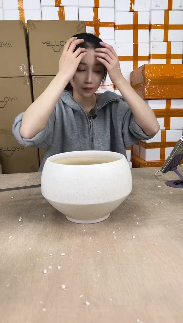 圆球白麻小号18x15