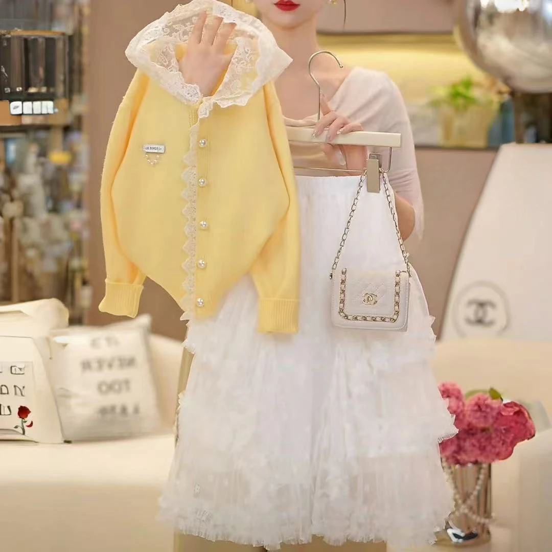 儿童毛衣开衫春款2025新款女童针织外套网红帽衫女孩韩版洋气开衫