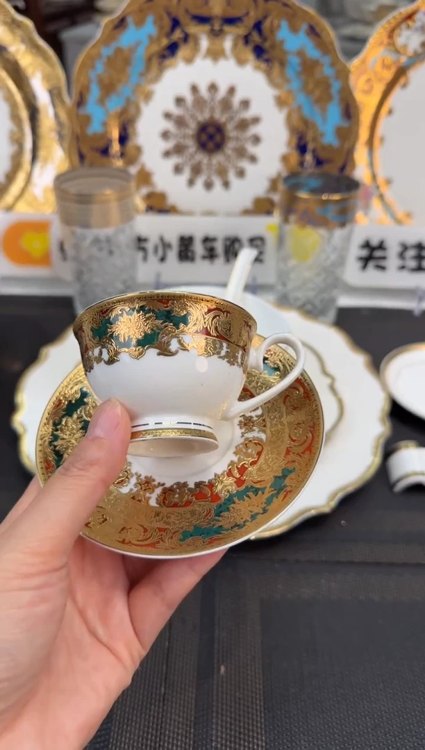 瓷片90毫升杯碟 福利款 2套