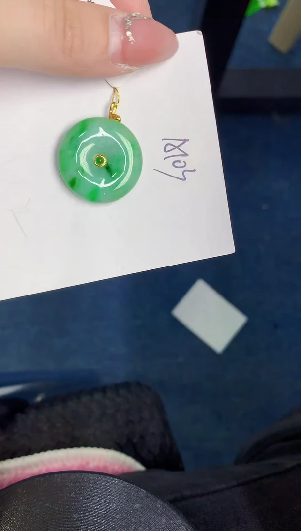 【闪购商品】翡翠颈饰18K金镶嵌000000000