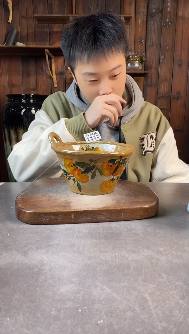 碗026瑕，手工手绘，超值陶瓷