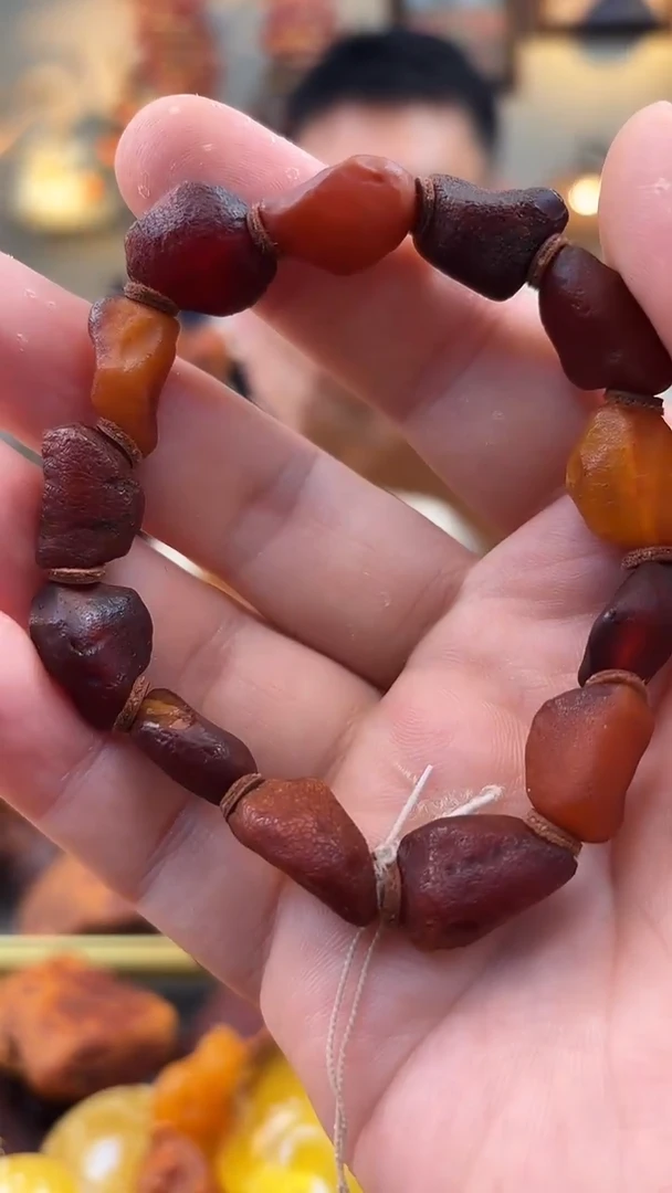 未镶嵌琥珀手串手串