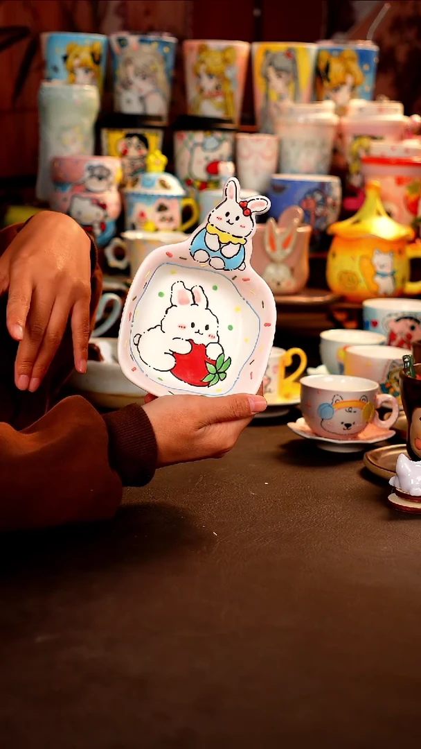 景德镇手工手绘杯杯