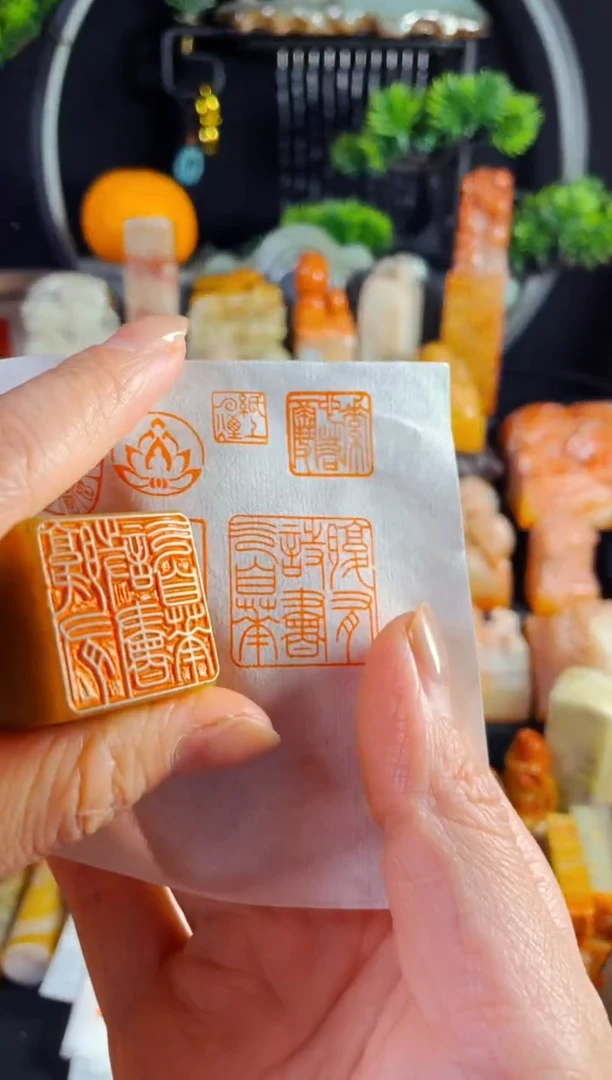 浙江红石印石手工篆刻《腹有诗书气自华》2.5红石