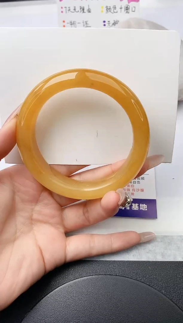 未镶嵌手镯石英质玉w147-HB多样性发货61+
