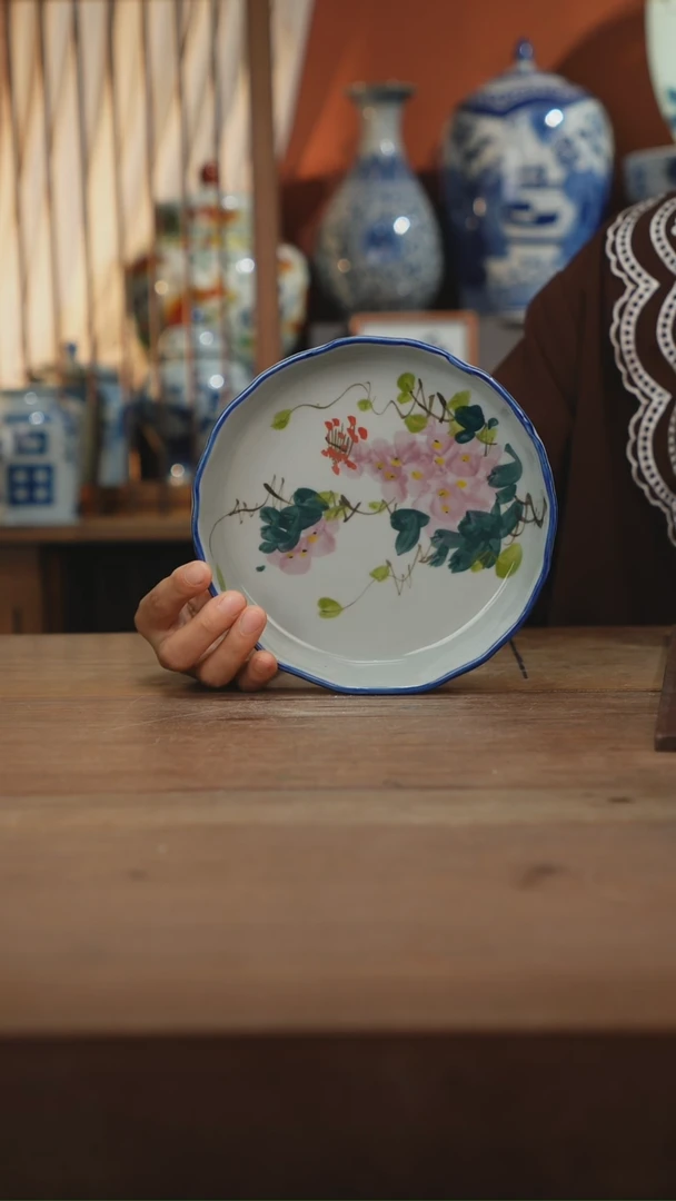 现代 景德镇设计师釉下手绘陶瓷餐具