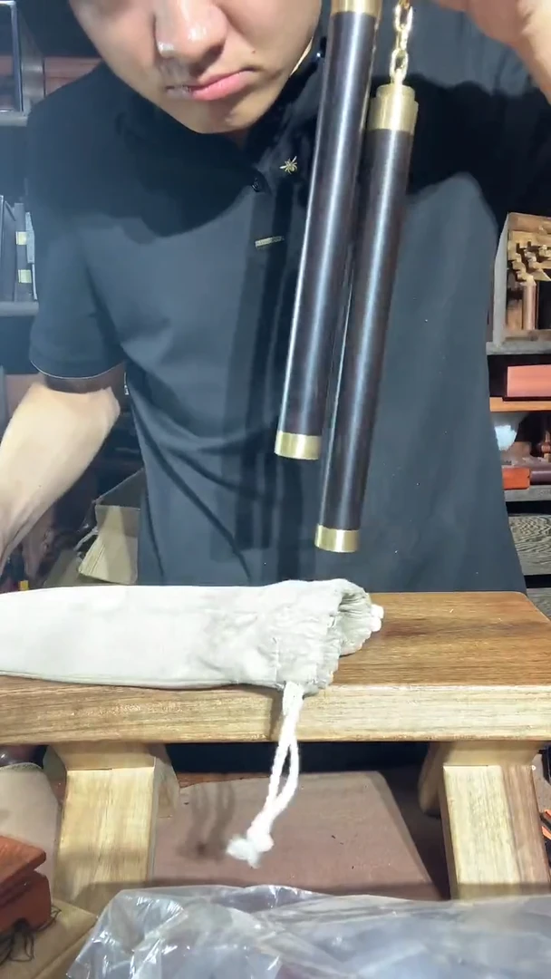 非洲紫檀（红花梨）双节棍