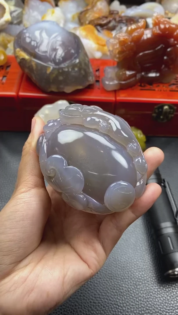 未镶嵌手把玛瑙/玉髓青*子00
