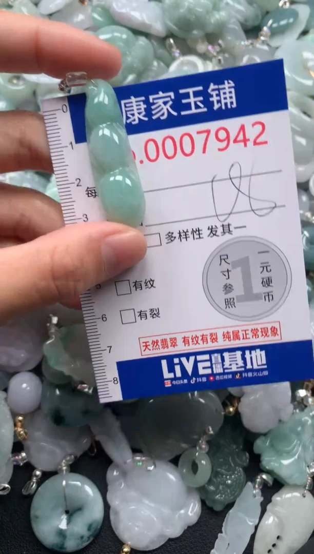 颈饰未镶嵌翡翠7942