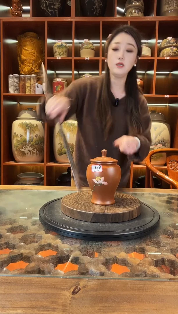 罐云南建水紫陶复烧小茶罐@139