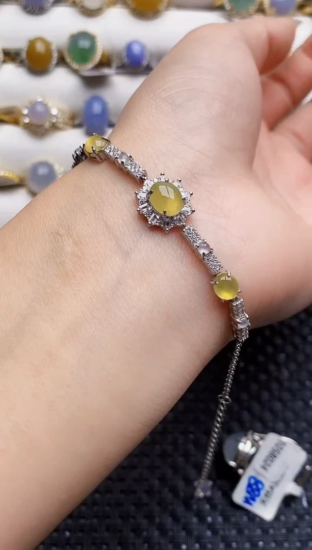 银S925镶嵌戒指翡翠4440