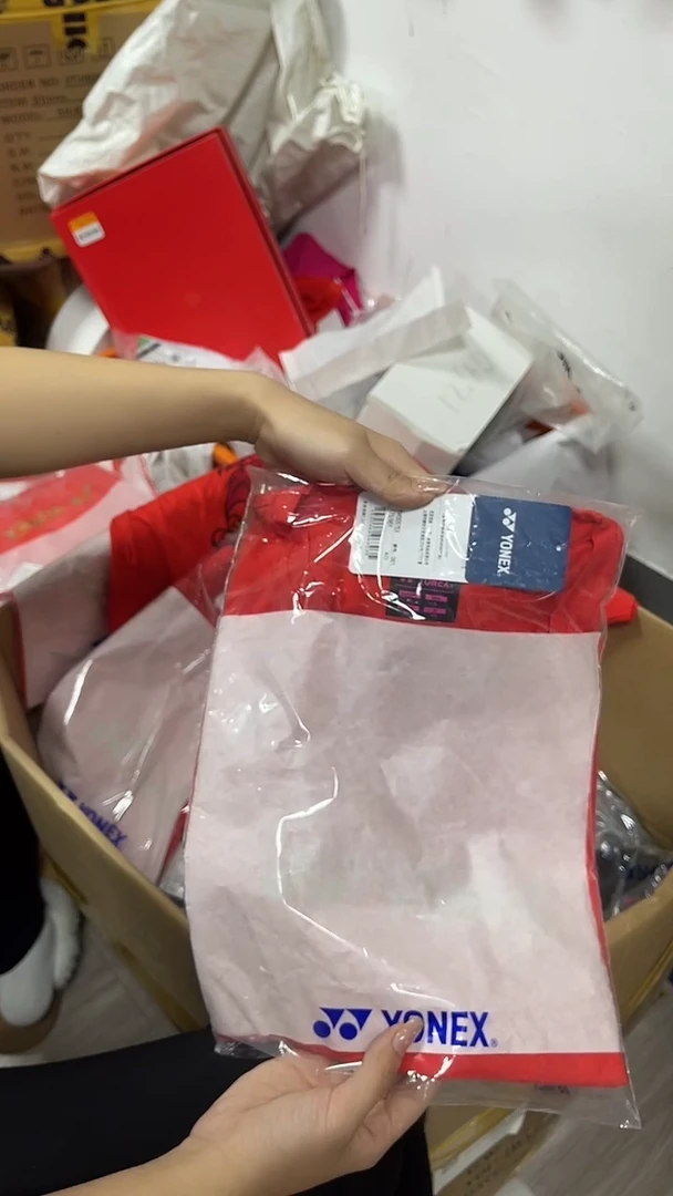 威克多正品微瑕 60  y红色短袖速干服2XL