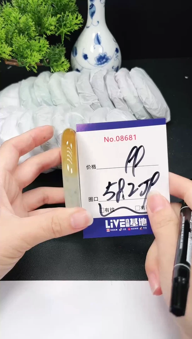 未镶嵌手镯翡翠8681