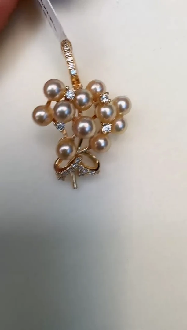 海水珍珠银S925镶嵌颈饰吊坠