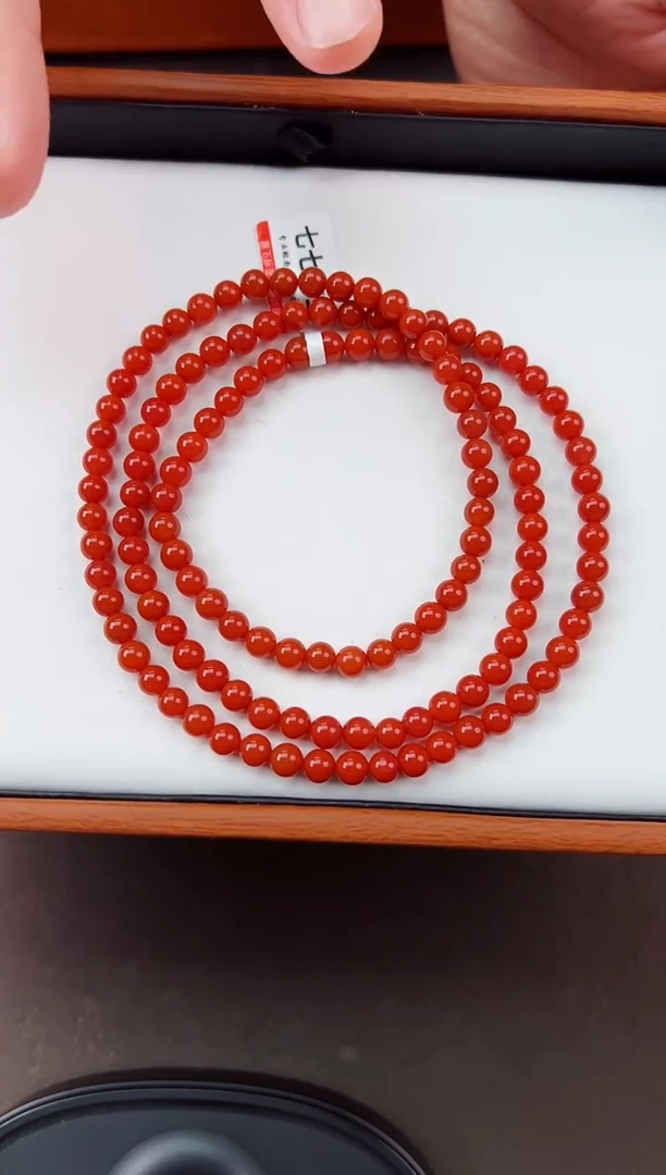 【闪购商品】南红玛瑙长串未镶嵌保山阿东寨高品长串 5+