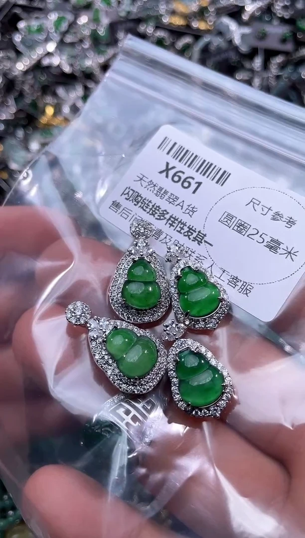 【闪购商品】翡翠颈饰未镶嵌X661多样性发其一