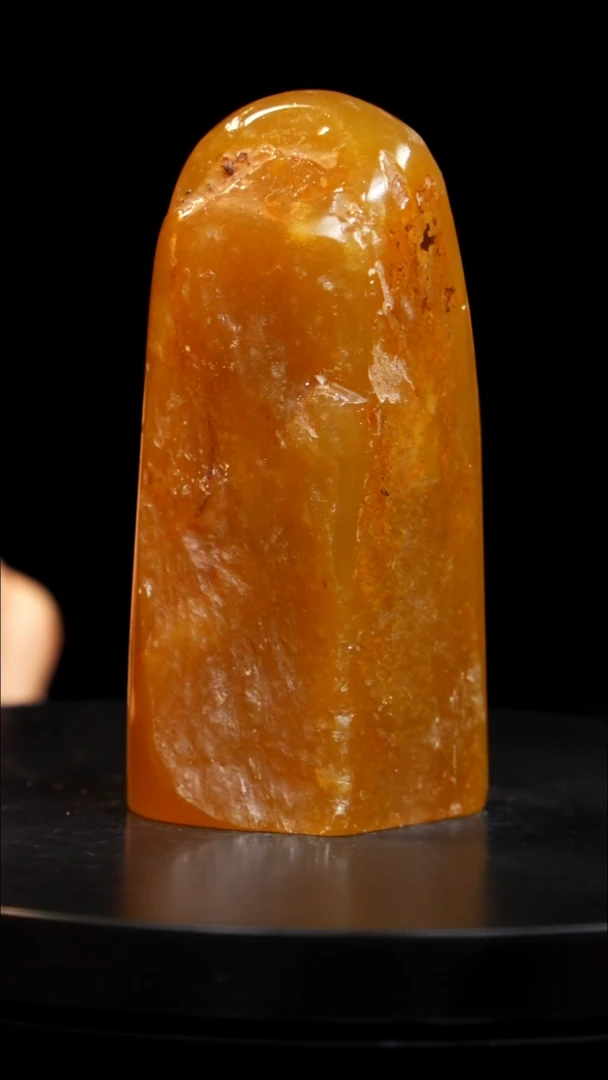 田黄石四*月玻璃冻田黄