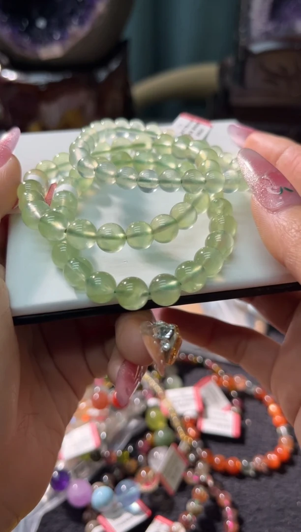 【闪购商品】葡萄石手绳未镶嵌87多样性发其一/8+