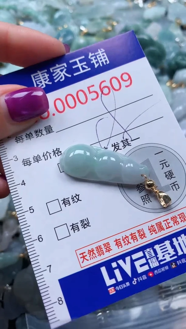 颈饰未镶嵌翡翠5609