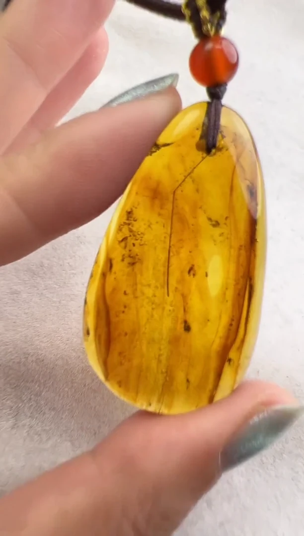【闪购商品】琥珀裸石未镶嵌10214062-吊坠