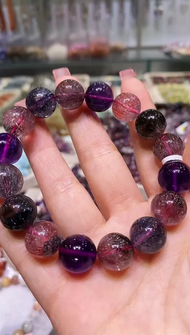 未镶嵌手链水晶多样性发其一超七13.5+