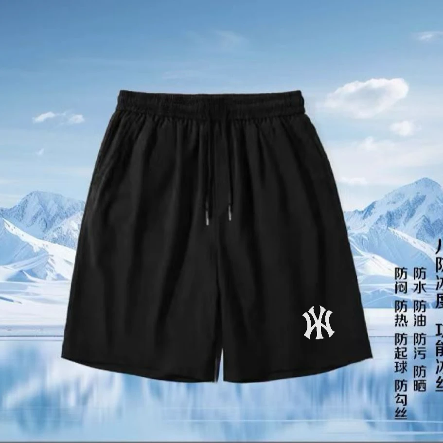 WY/一潮牌短裤男女同款五分裤跑步篮球休闲针织中裤运动短裤