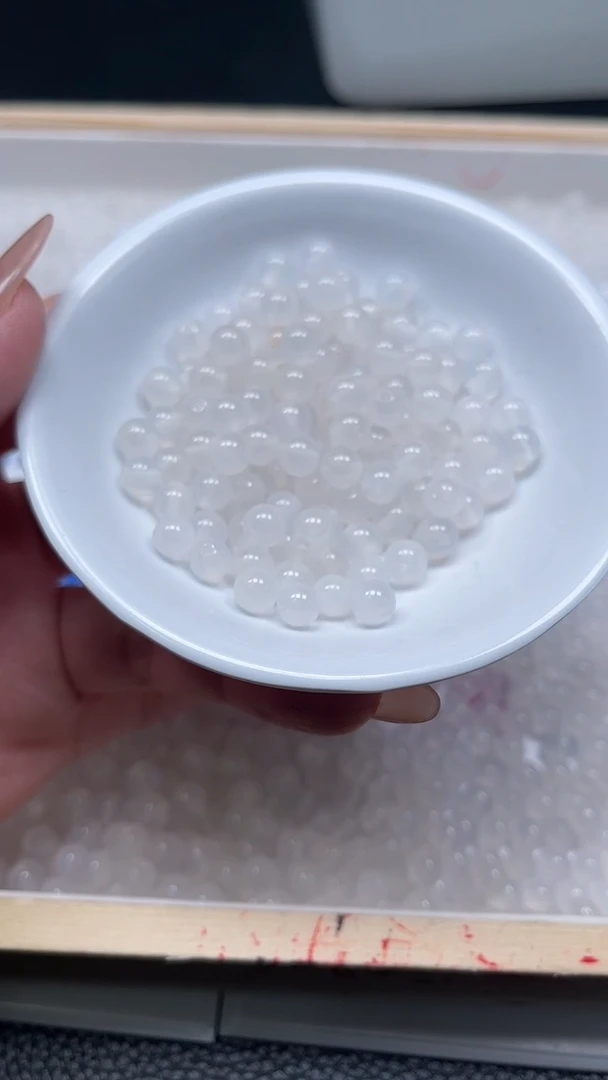 未镶嵌散珠南红玛瑙B454 荔枝冻6mm30颗6.8元