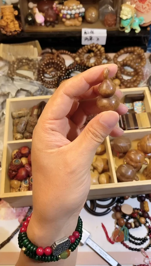 非洲檀香手串/手链绿檀葫芦高40mm发1