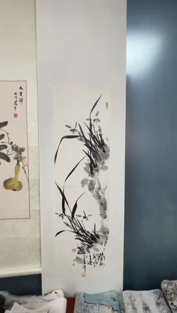 国画国画山水花鸟作品