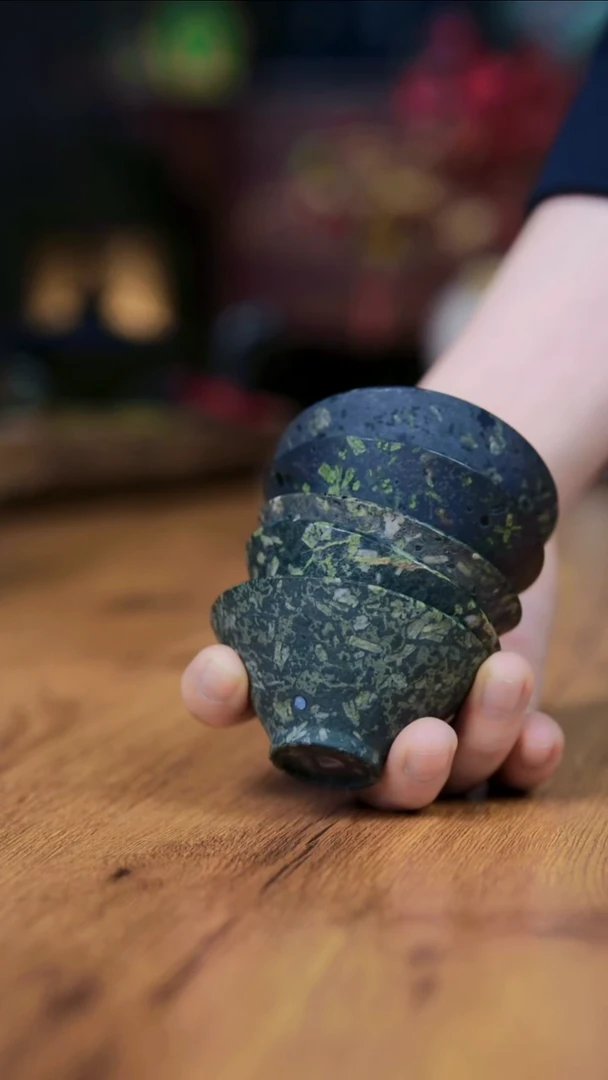 老师手工作品，梅花玉，斗笠39元一只