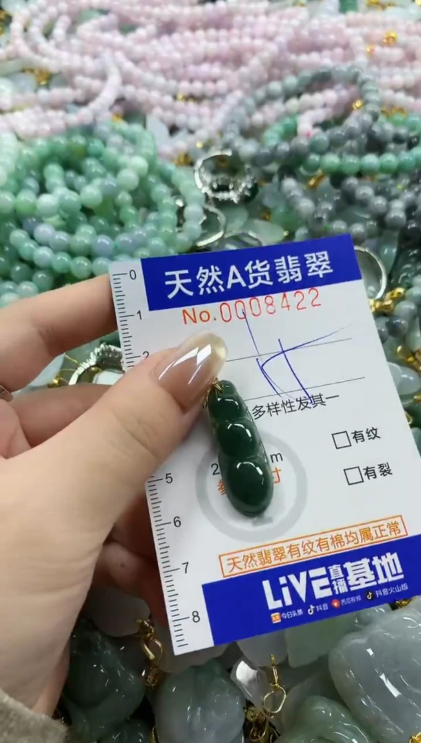 颈饰未镶嵌翡翠天然A货翡翠