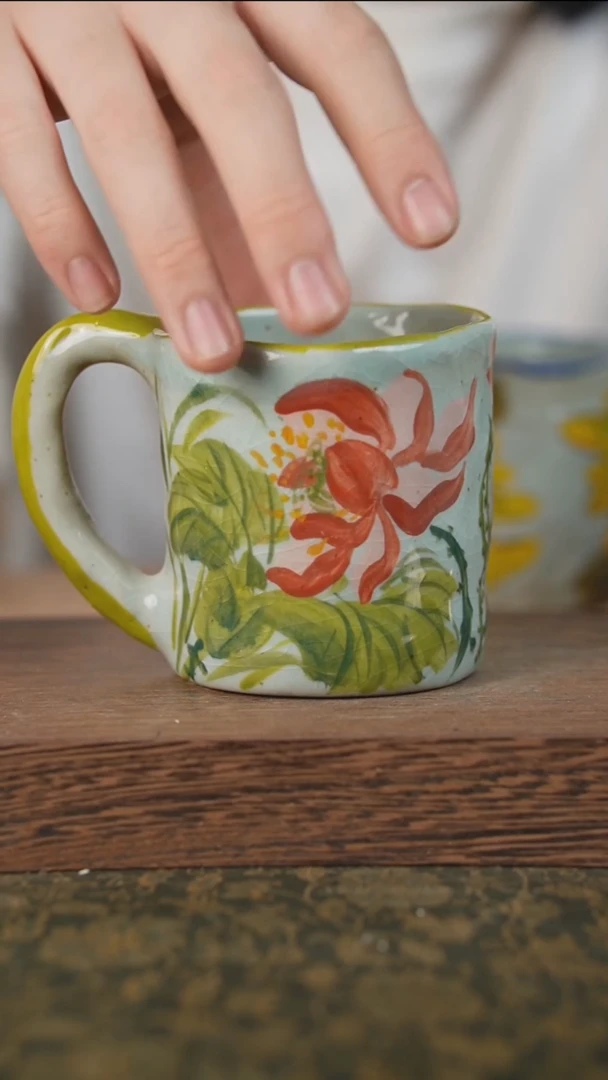 摆件泥垚手作 景德镇手工手绘器物