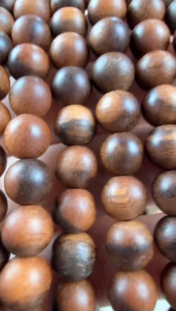 沉香沉香碎屑13沉香沉水圆珠多圈卡6多样性发其一