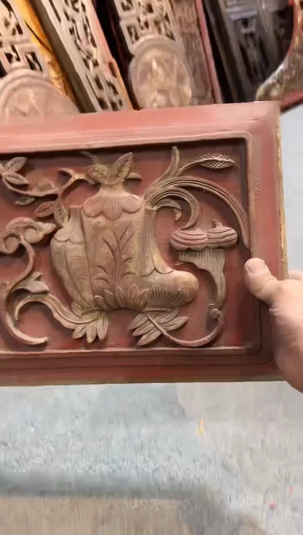 【闪购商品】香樟木老木雕老物件