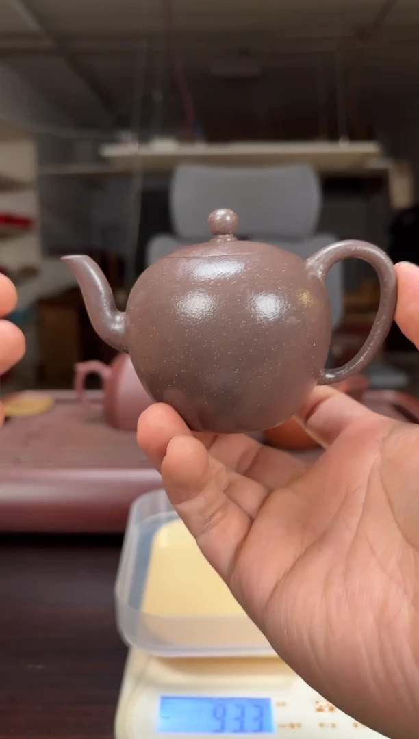 茶壶紫砂半手工一粒珠135毫升