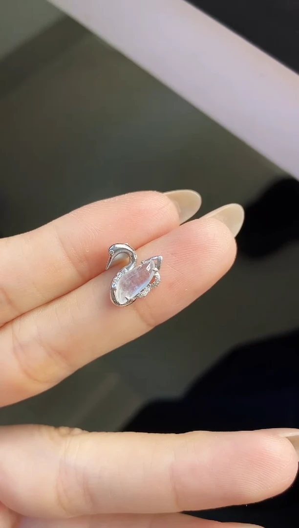 颈饰银S925镶嵌翡翠11