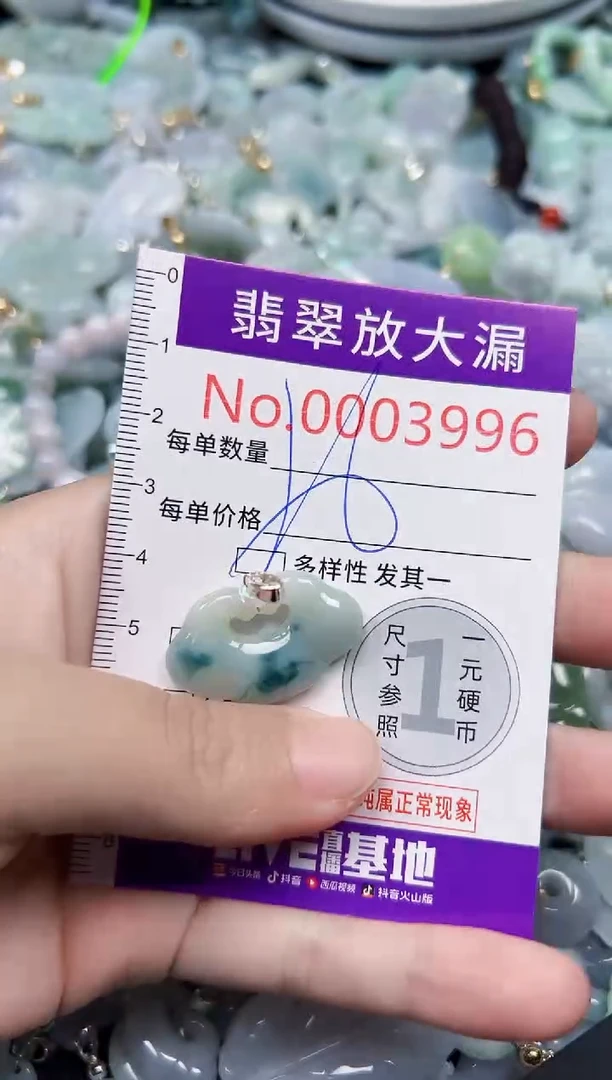 颈饰未镶嵌翡翠3996